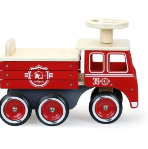 Vilac Ride On Firetruck (Direct Shipping UK)