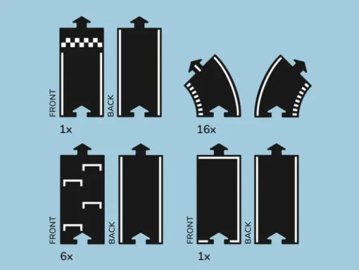 WaytoPlay Grand Prix Flexible Road Track
