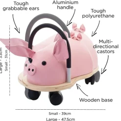 Wheelybug Pig Ride On (Direct Shipping)