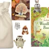Woodland Story Sack with Finger Puppets and Wooden Tree
