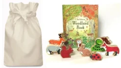 Woodland Story Sack with 9 Lanka Kade Wooden Animals