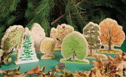 Woodland Story Sack with Finger Puppets and Wooden Tree