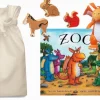 Zog Story Sack with Lanka Kade Wooden Animals and Zog Soft Toy